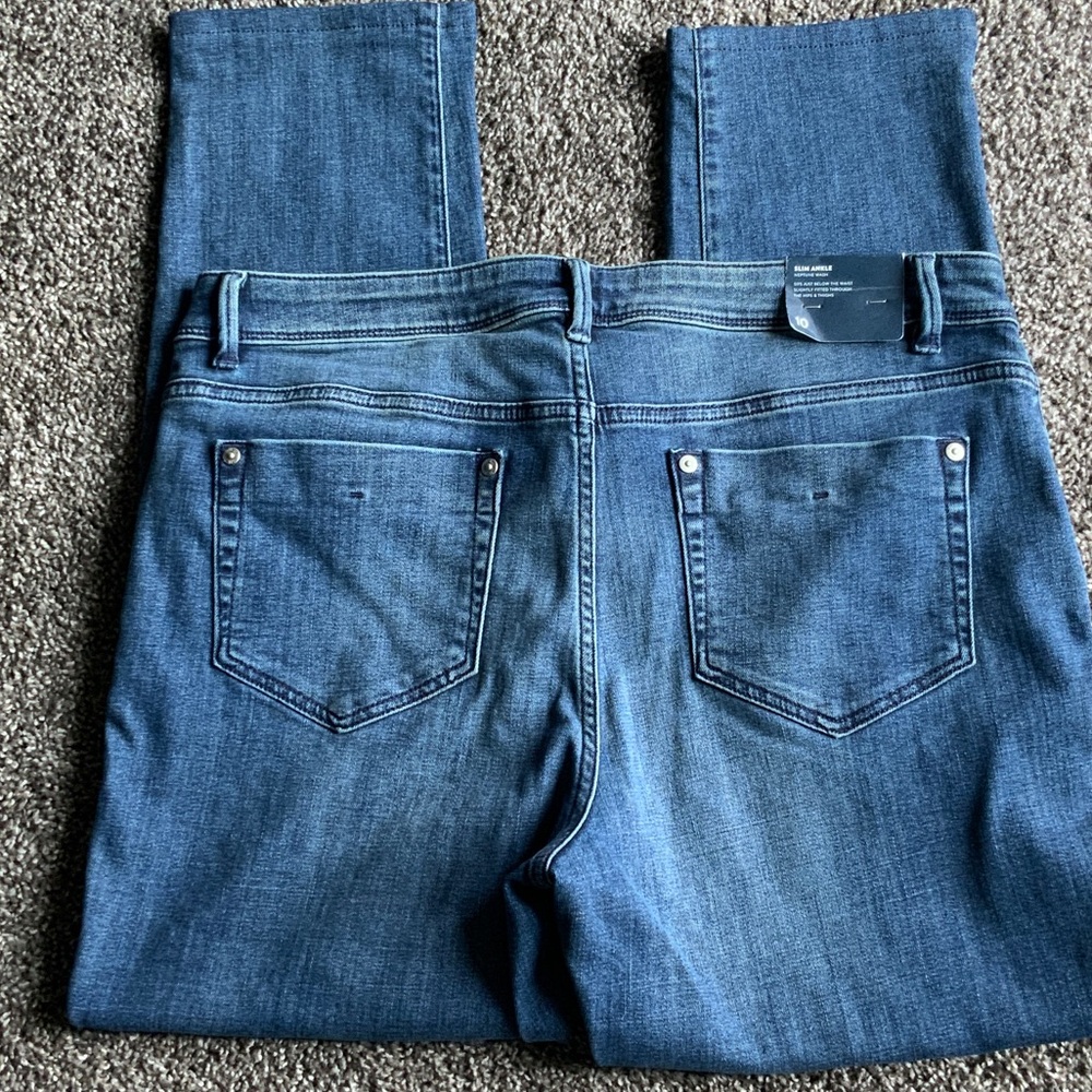 J. Jill Women's Straight Leg Jeans in Classic Blue